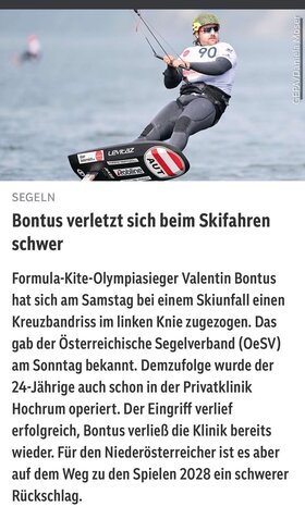 Bontus verletzt sich beim Skifahren schwer